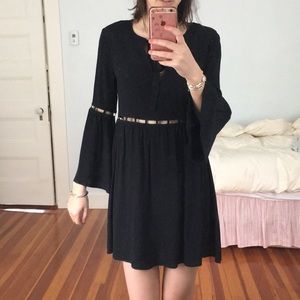 Black Ella Moss Dress